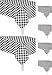Pack of 6 Black & White Checkered Flag Table Cover Party Favor/Checkered Tablecloth/Disposable Checkered Racing Table Cover