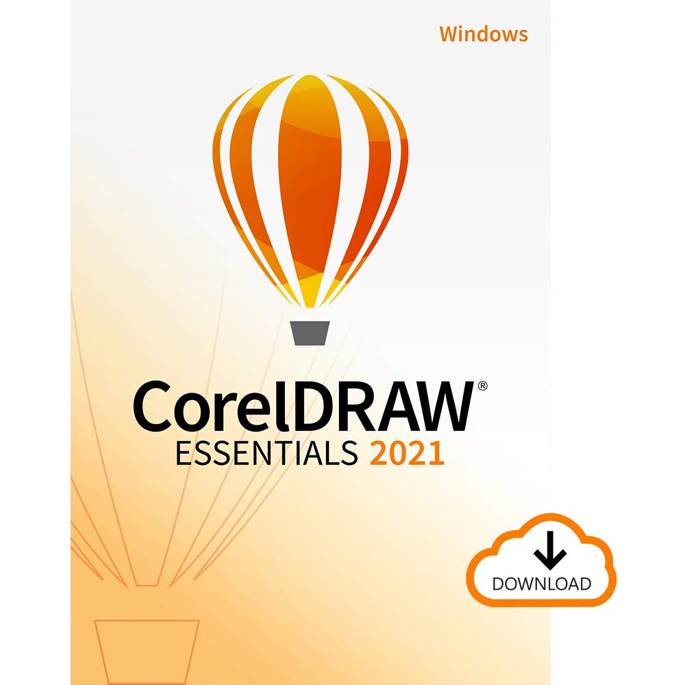 Corel CorelDRAW Essentials 2021, Graphic Design, 1 appareil, Téléchargement