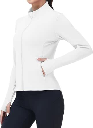 Runhit Women's Fleece-Lined Full-Zip Running Jacket