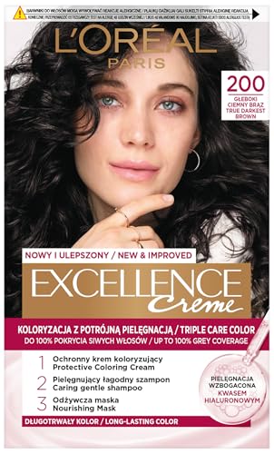 L'Oréal Paris Excellence Haarfarbe 200 Tief Dunkelbraun