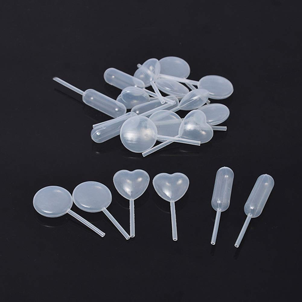50 Stück Herz-Transferpipetten 4 Ml – Transparente Kunststofftropfer Für Öle, Backen & Co.