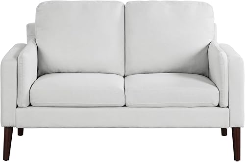 Miniatura 5 de LifeStyle Solutions Nolan - Sofá biplaza, color gris claro Gris claro,Crema,https://www.amazon.com/dp/undefined