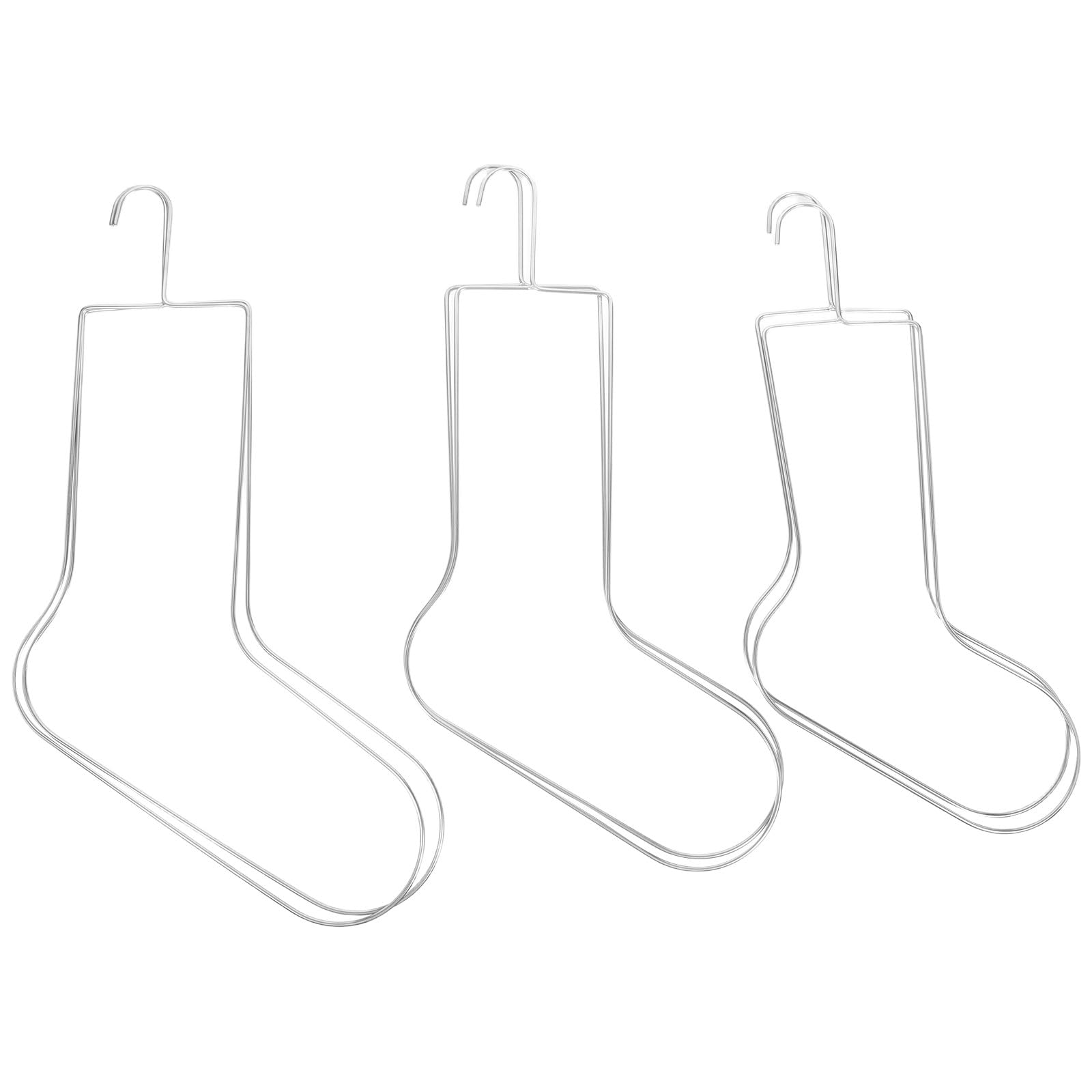 Étendoir à chaussettes en acier inoxydable Healvian pour ajustement de forme tricot