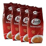 4x SEGAFREDO Intermezzo ESPRESSO ganze Bohnen 1000g