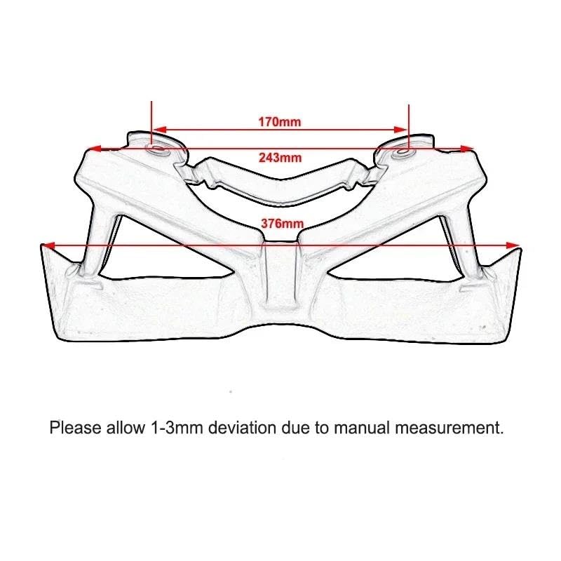 Kit de becquet avant aérodynamique carbone pour MT09 2017-2020 - 2