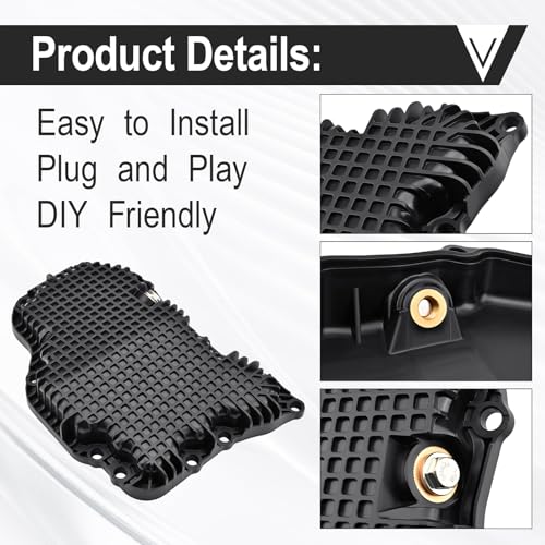Image of Oil Pan w /Gasket Fits for 2021-2024 Rogue 1.5L Engine Turbocharged Replaces 11110-6RC1B 111106RC1B