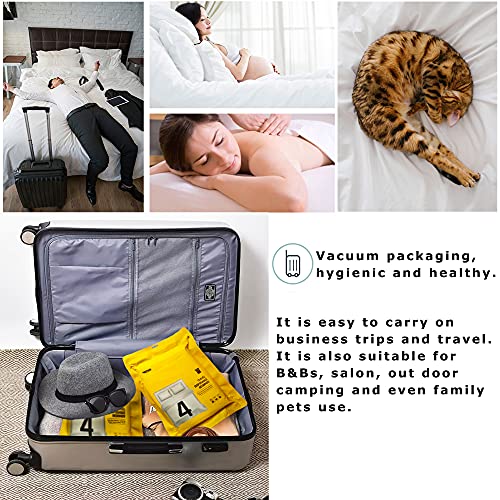 Nenrun Disposable Bed Sheets Travel Bedding Cover Portable Bedspread Sheet & Pillowcase Sets For Hotel Business Trip(8-Pcs Set) #TOP5