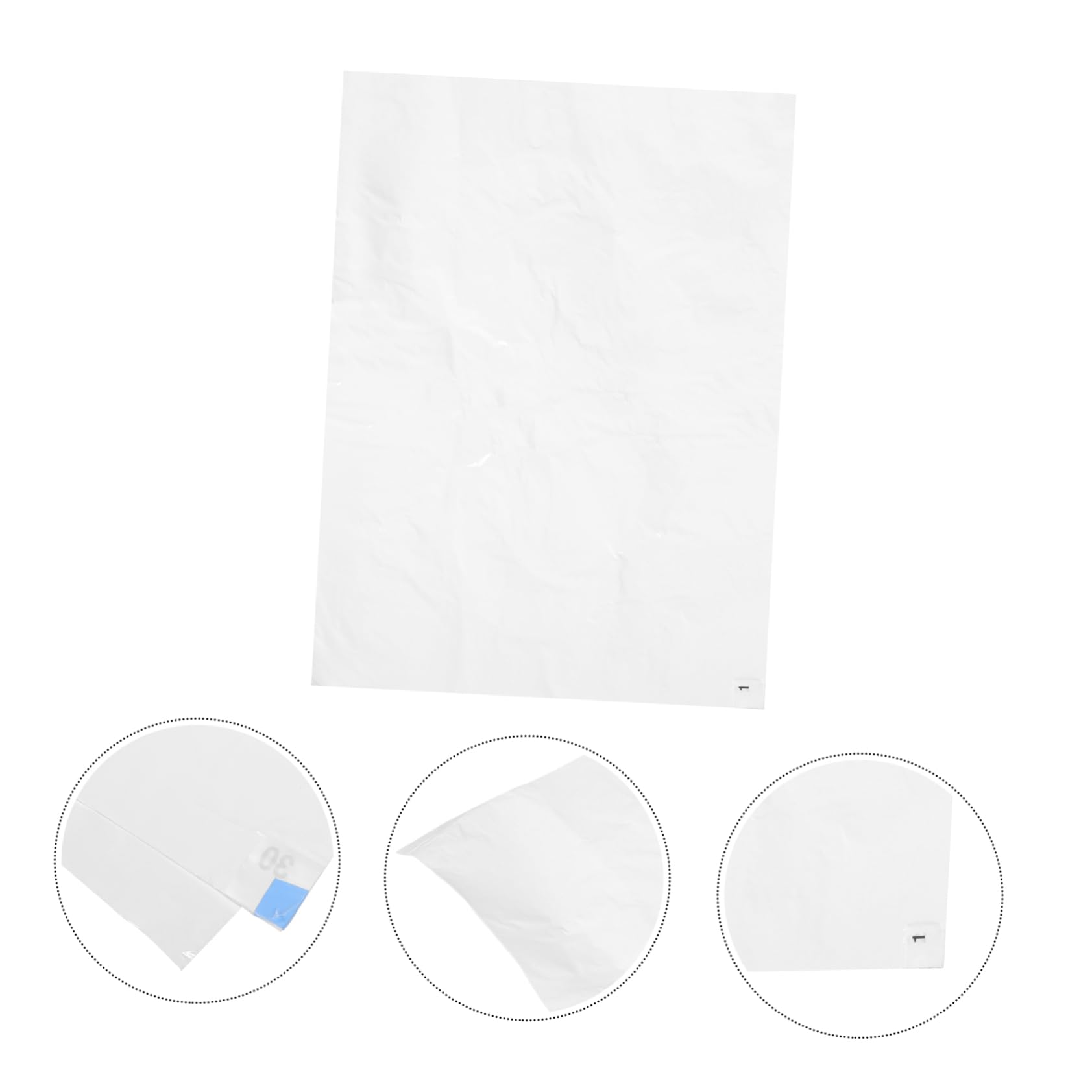 Tapis Adhésif Antistatique Multifonction pour Laboratoire et Usage Domestique, 45x60 Cm, Blanc, Coussin Collant Déchirable pour Contrôle de Poussière en Entrepôt, Hôpital