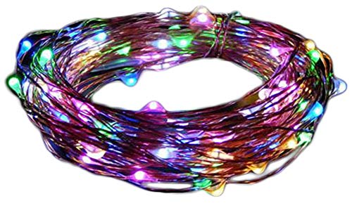 Doitsa 1 Pack Battery Powered String Lights Copper Wire Fairy Decor Lights for Christmas New Year's Eve Indoor Outdoor Decoration
