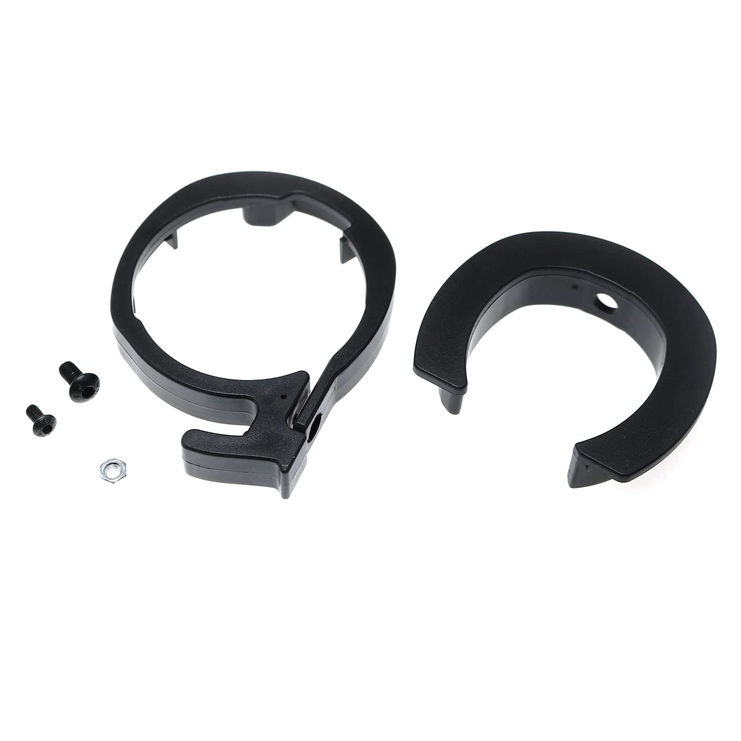 RLECS Front Round Locking Ring Folding Guard Ring for Scooter Parts, Black
