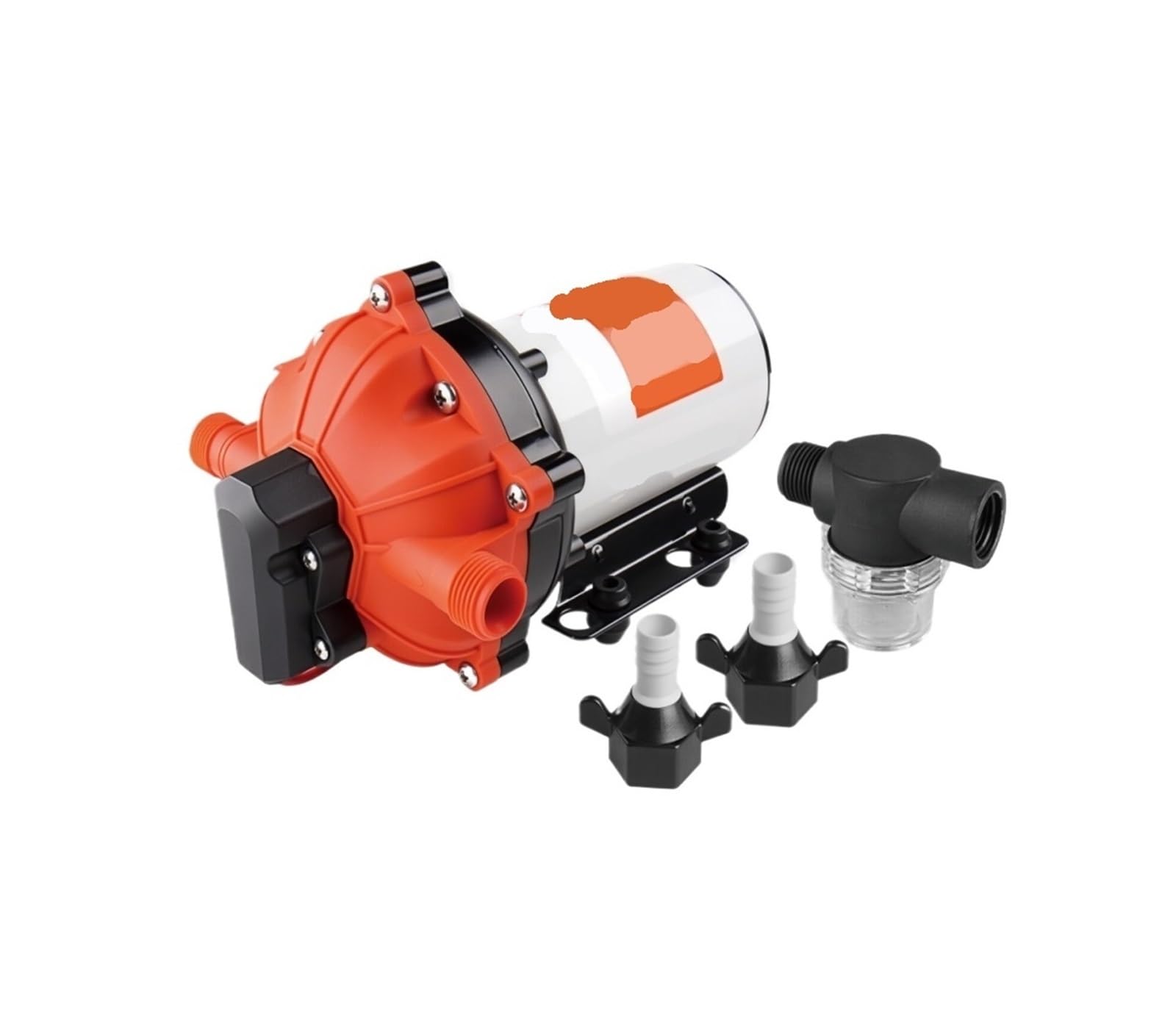55 Series Diaphragm Water Pump, 12 Volts 5.0GPM 60PSI Self-Priming Pump DC