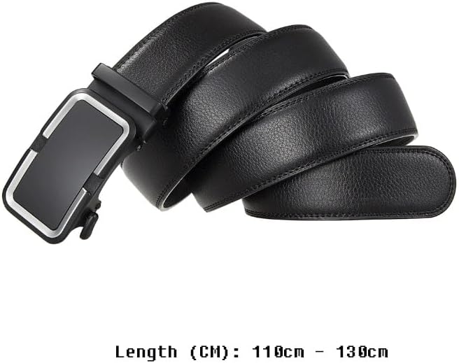 Leisure Business Belt Men's Alloy Automatic Clasp Leather image 5