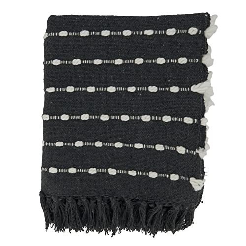 SARO LIFESTYLE Striped Design Throw Blanket