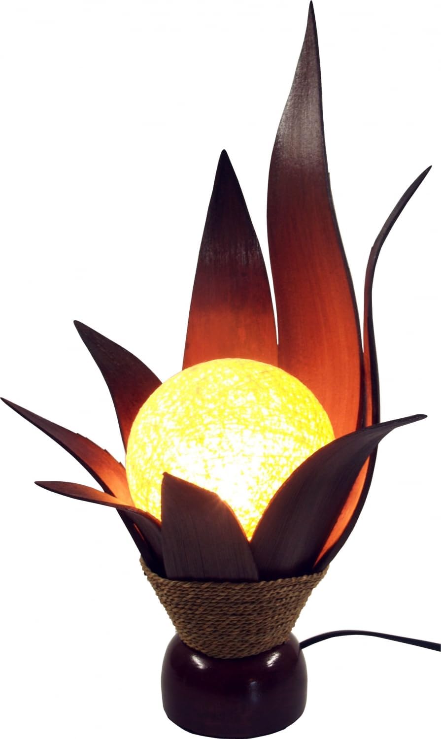 GURU SHOP Tischlampe "Pedalor" – Upcycling Lichtobjekt Aus Altmetall, 51x50x16,5 Cm – Industrial Chic Deko