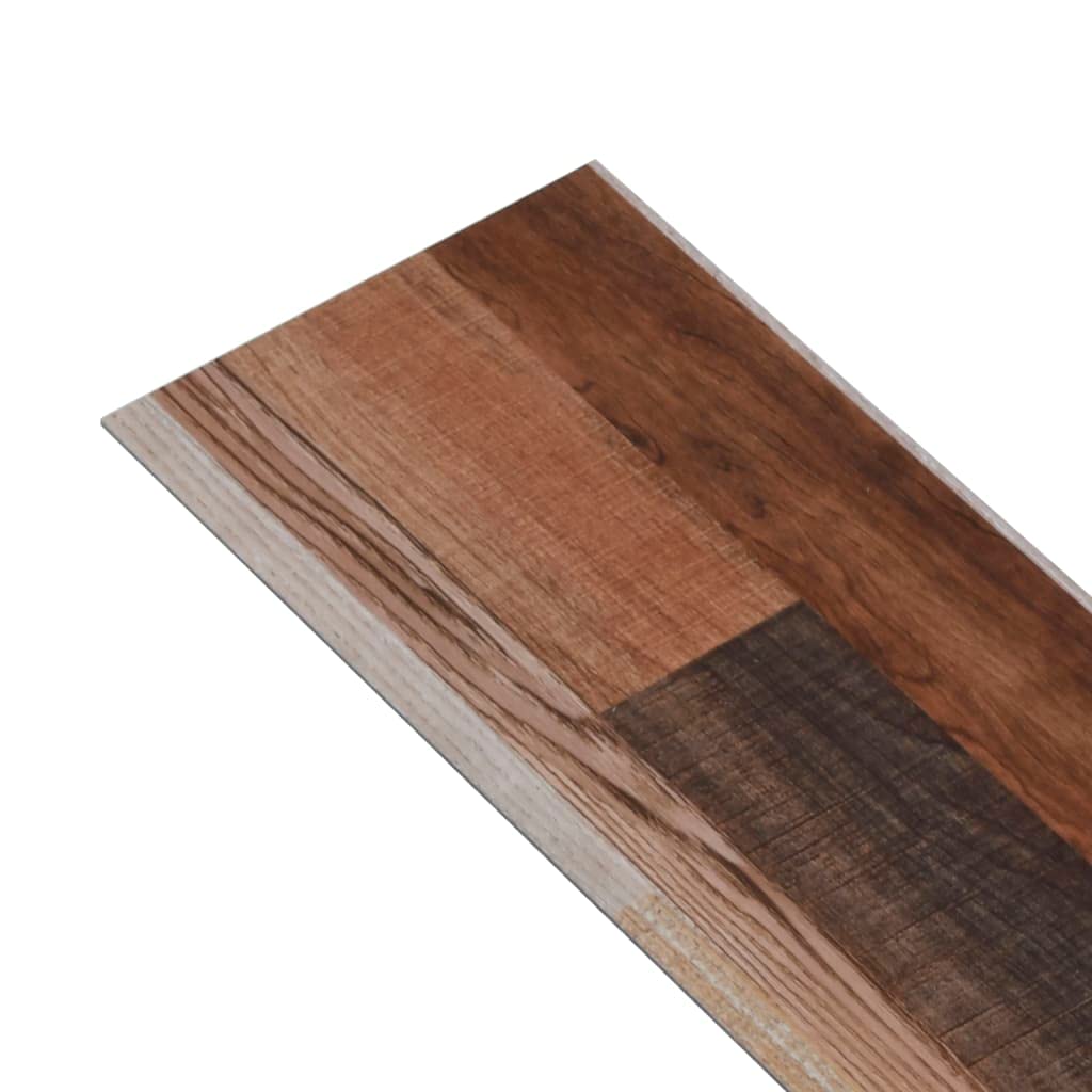 Materiały budowlane, wykładziny podłogowe i dywanSamoprzylepne deski podłogowe z PCW 2,51 m² 2 mm wielokolorowe