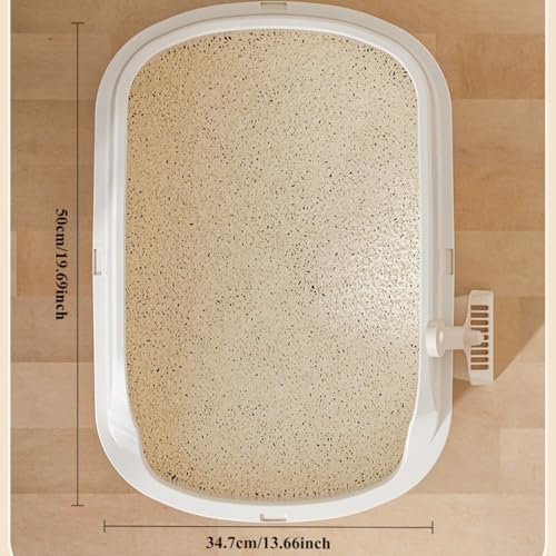 Caja sanitaria abierta para gatos, lavable y desmontable miniatura 2