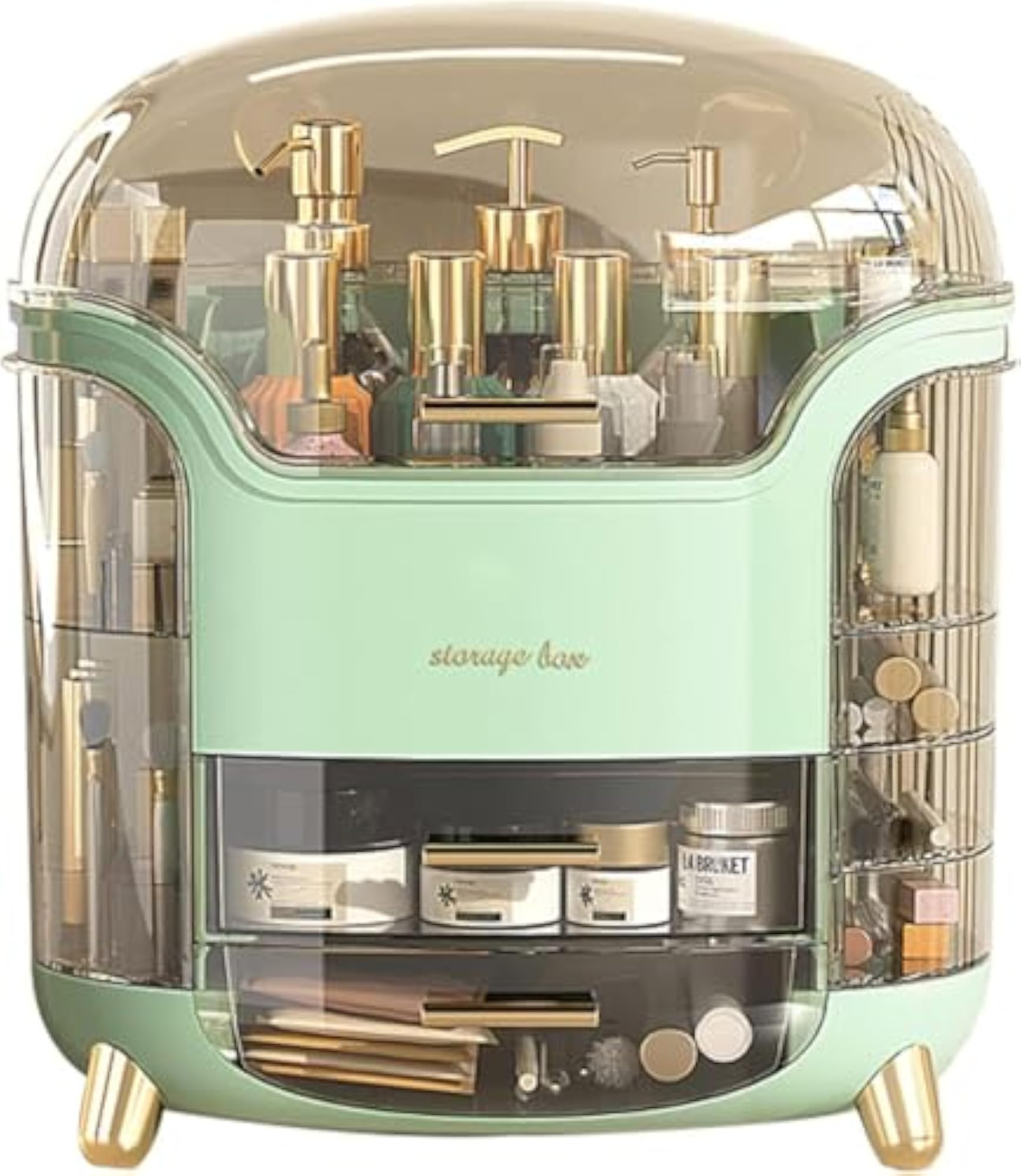 Multi-Function Makeup Case, Dustproof Cosmetic Storage Box