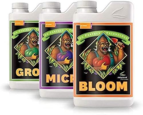 Advanced Nutrients Micro & Grow, Pack de 3, 1 L cada uno (1L cada unoMejorado)
