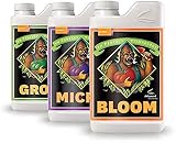 Advanced Nutrients Micro & Grow, Pack of 3, 1 L Each (1L Each/Improved)