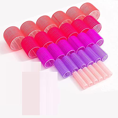 Image of SWEETPEA�6PCS Hair Rollers For Hair Curling | Self Grip Holding Rollers | Rollers for Hair - Rollers for Long Medium Short Hair (SVR011)(6 X 6 CM)
