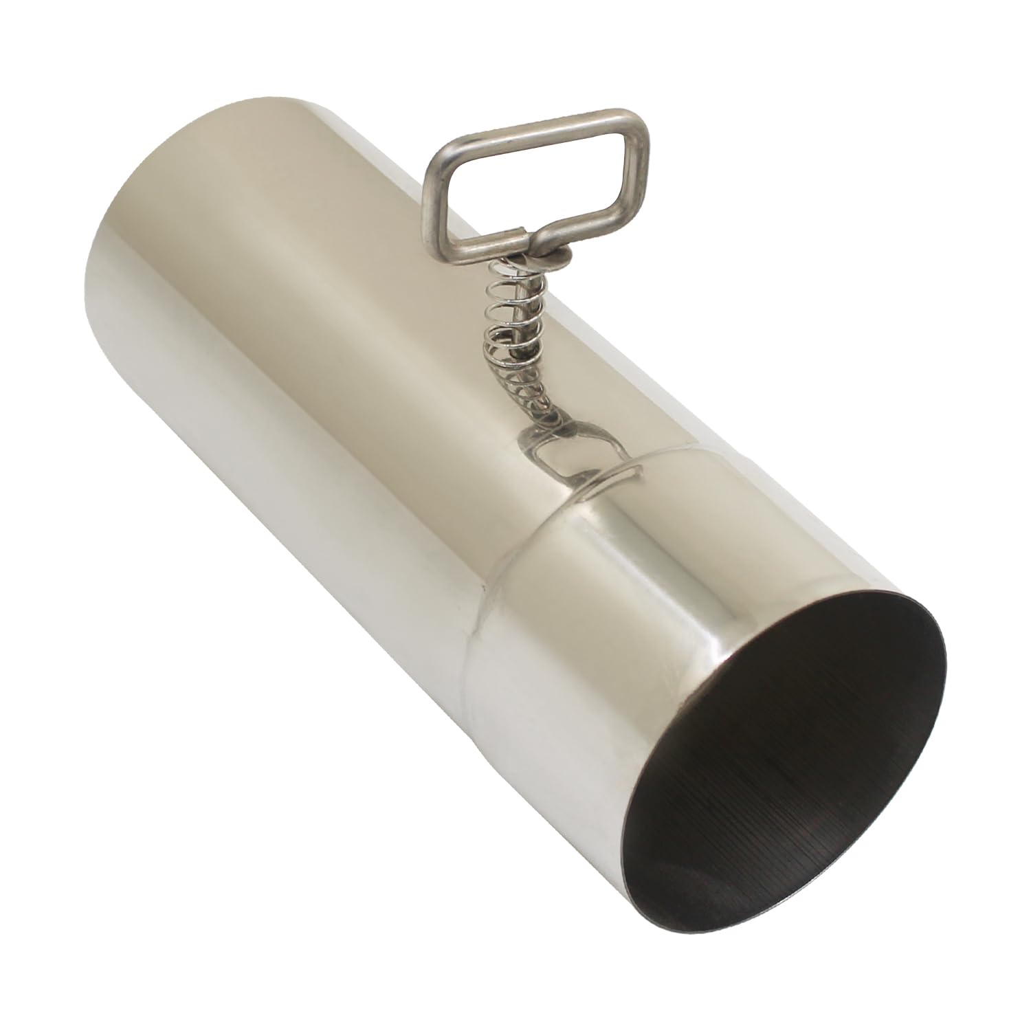 Tubo chimenea con tiro para tubos de salida de humos cocina estufa de leña tubo estufa pellet regulador de tiro válvula de mariposa compuerta regulación aire caldera de leña (H201mm OD76mm ID73mm)