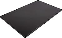 Thirteen Chefs 18x12 Black HDPE Cutting Board - 1/2" Thick NSF Certified, Dishwasher Safe for Pro Kitchens & Home Grilling