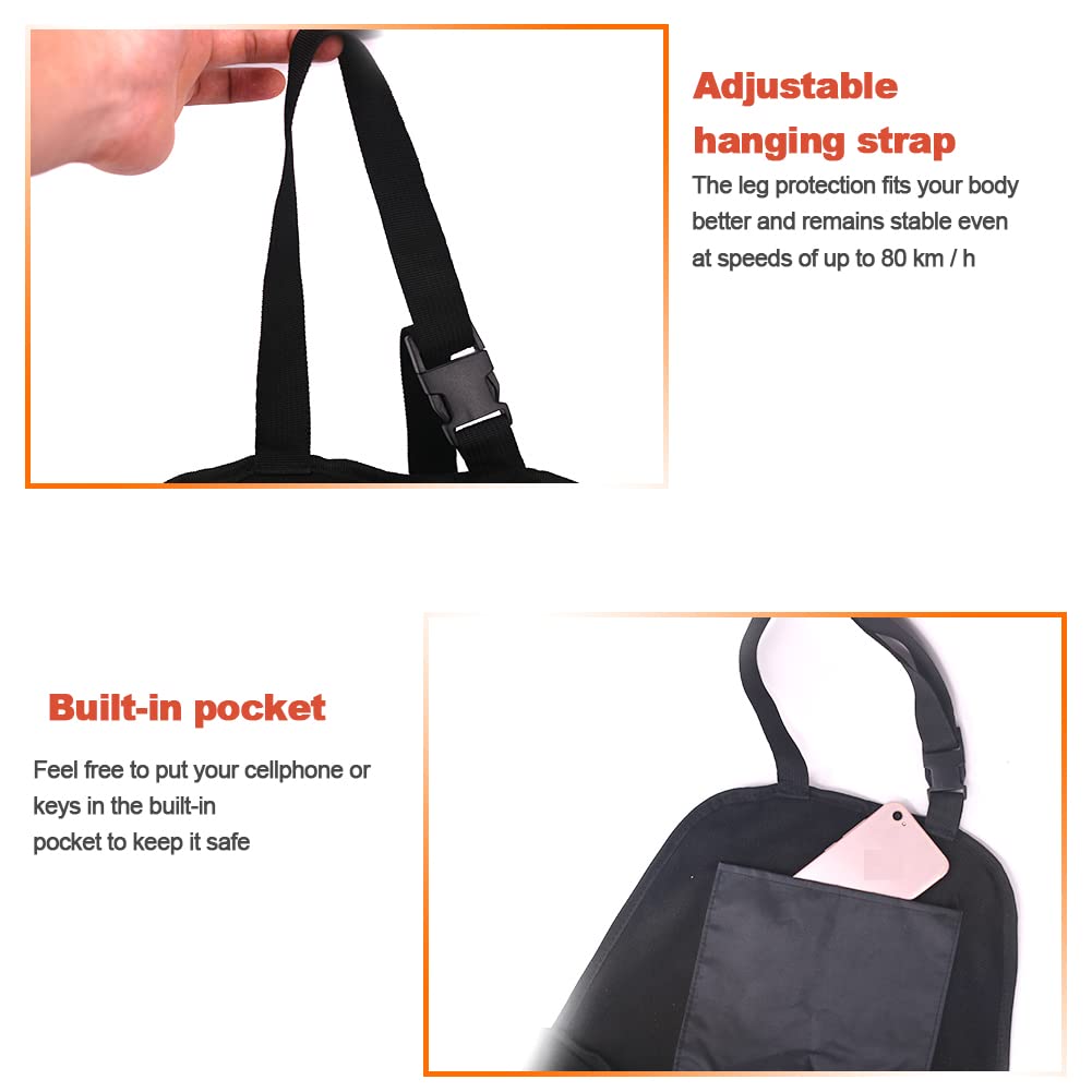 Coprigambe Scooter Termici Universale Impermeabile alla Pioggia, Antifreddo e Tiene Caldo, Coperta per Proteggere Gambe dal Freddo per Scooter