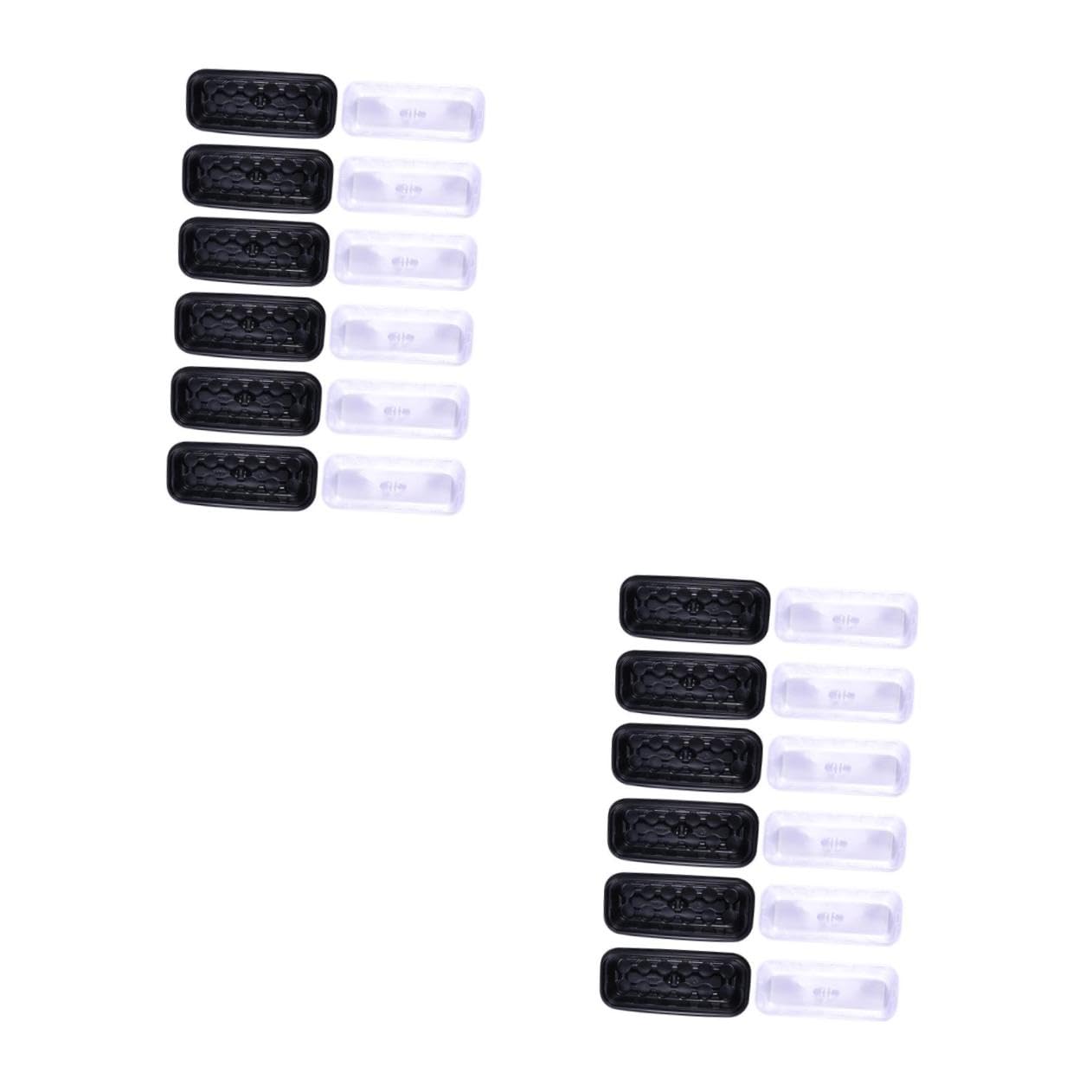 Toddmomy 12 Set Vassoi per Germinazione con Celle e Coperchi Trasparenti Scatola per Piante e Orticole per Sementi e Riutilizzabile e Riciclabile