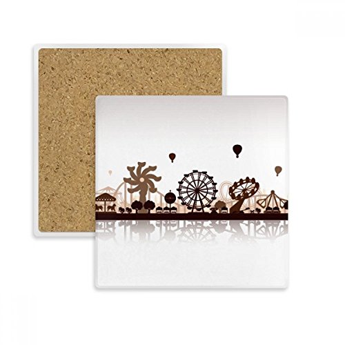 Coaster Absorbent en Pierre Multicolor Idée Cadeau Original