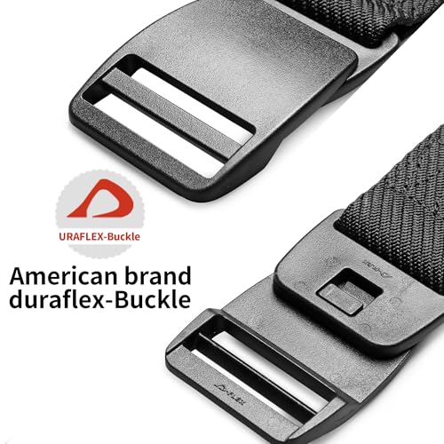 Quick-Release Buckle Nylon Canvas Breathable Military Tactical Men Waist Belt with Plastic Buckle for Teens4