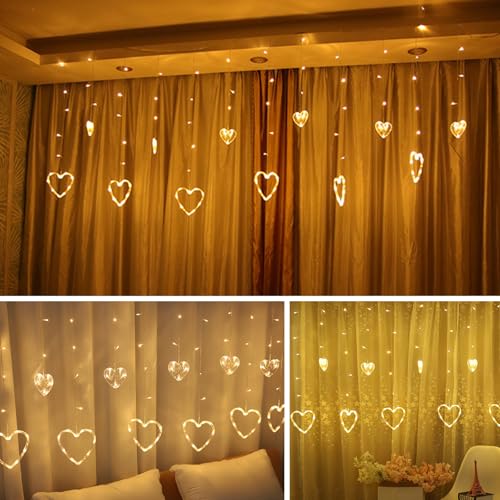 Guirlande lumineuse LED cœur idée cadeau originale décoration fête