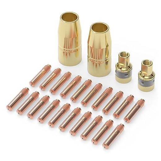 YESWELDER MIG Welding Gun Accessory Kit .035" Tip-Nozzle-Diffuser for Miller Millermatic M-100/150 Hobart H-9/10 Tip-Nozzle-Diffuser