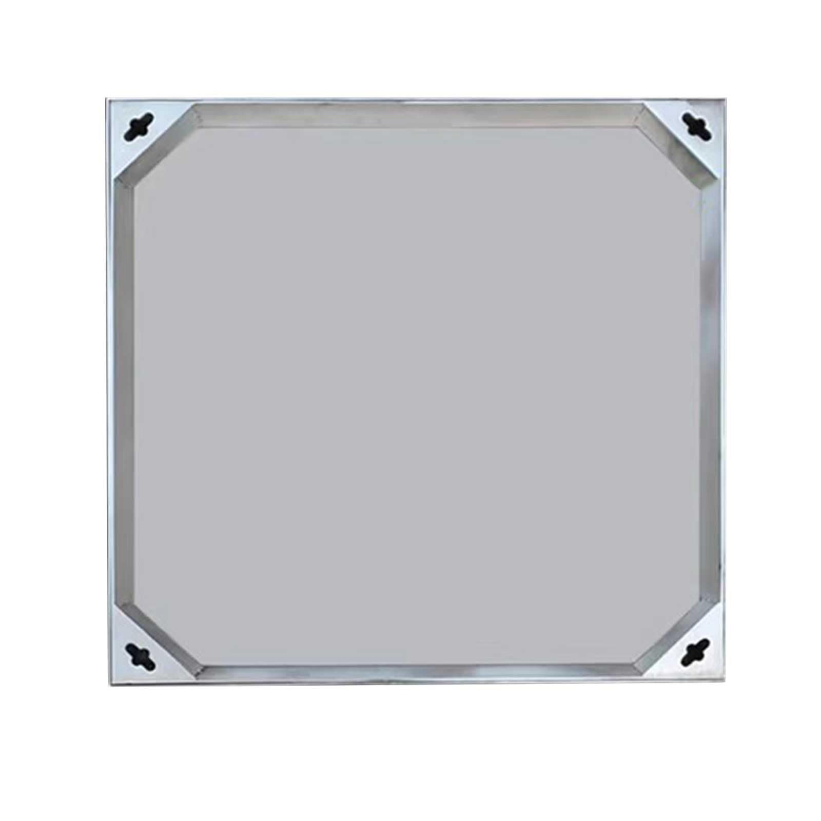 GJMSSMY Stainless Steel Square Drain Cover & Frame, Invisible Manhole Lid for Walkway, Concrete, Patio (30x30cm/12x12in) -, Sleek Design, Heavy Duty