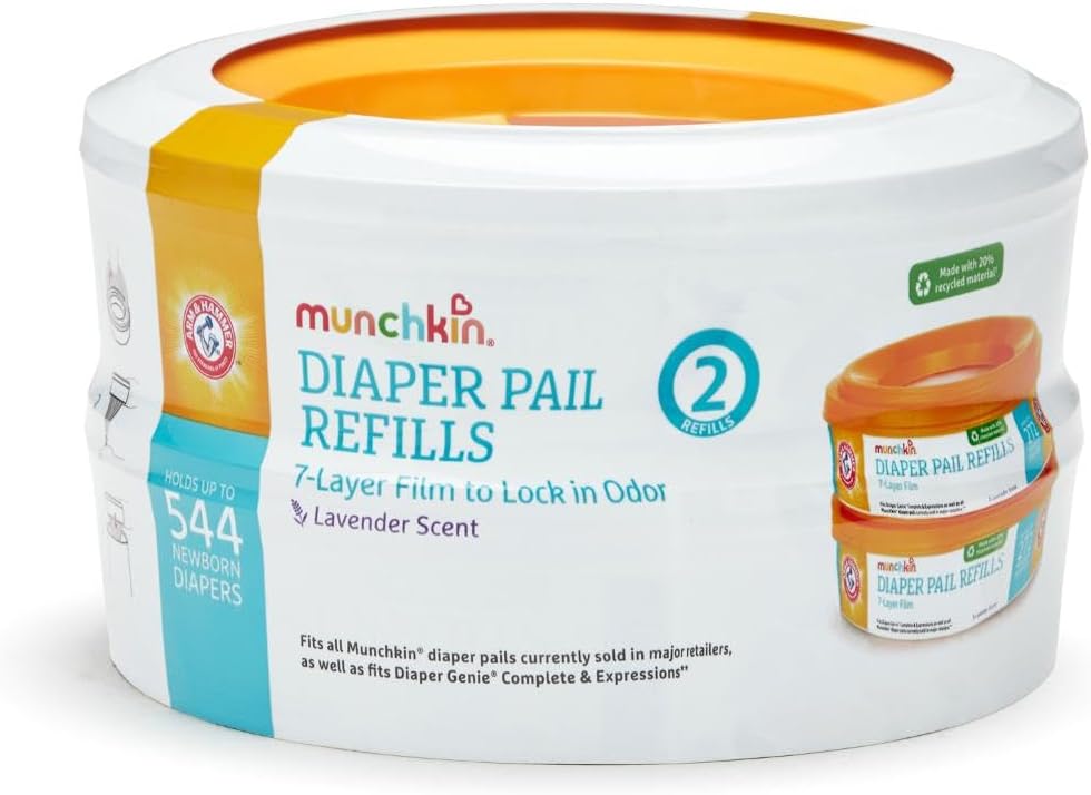Baby Accessories - Arm & Hammer - Diaper Pail Refill Rings - 2pk 554 count 15907