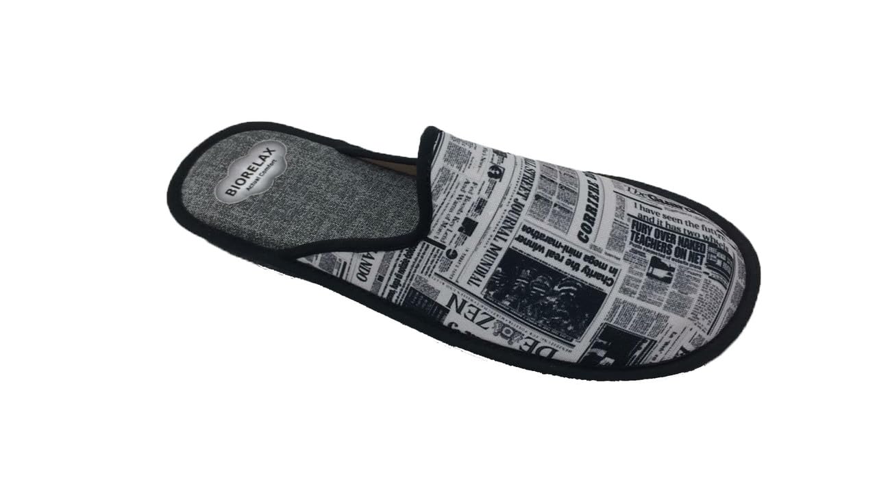 Biorelax Zapatillas de Estar por casa Puntera Tapada