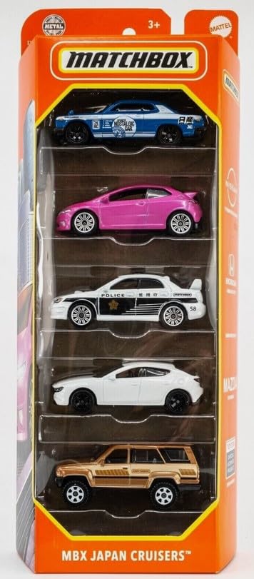 Amazon.com: Matchbox MBX Japan Cruisers 5-Pack : Toys & Games