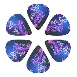 Purple Butterfly Lot de 6 médiators pour guitare acoustique, guitare électrique, basse, ukulélé – fins, moyens et épais - Les Beatles, Paul McCartney, John Lennon, RIngo Starr, George Harrison Purple Butterfly Lot de 6 médiators pour guitare acoustique, guitare électrique, basse, ukulélé - fins, moyens et épais – Image 4