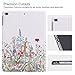 iPad Air 2 /Air Case Floral, iPad 9.7 Case 2017/2018 for iPad 5th/6th Generation, Lightweight Leather iPad Cover Free-Angle Viewing with Adjustable Stand Auto Wake / Sleep(Flowers)
