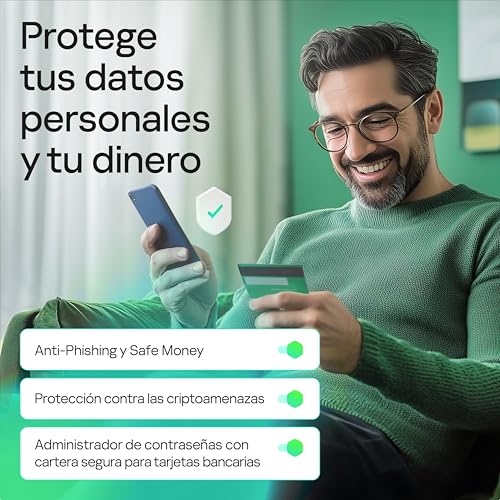 Kaspersky Plus Internet Security 2026 | 1 Dispositivo | 1 año | Anti-Phishing y Firewall| VPN ilimitada | Gestor de contraseñas | Protección Bancaria en línea | PC/Mac/Móvil | Código por email