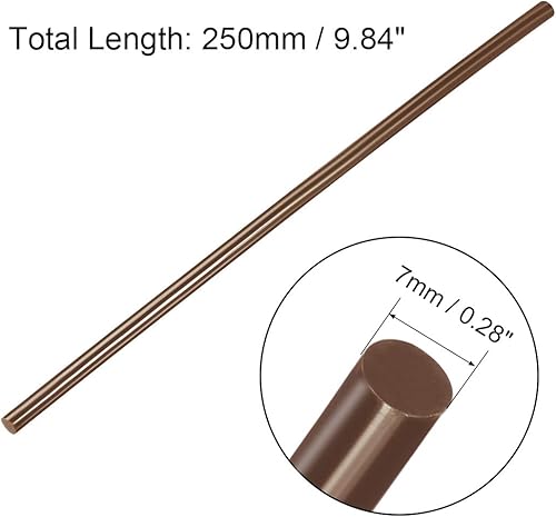Vista 17 de uxcell 10 barras de pegamento caliente para pistola de pegamento de 7/16 pulgadas x 10 pulgadas Mini pegamento adhesivo de fusión en caliente palo
