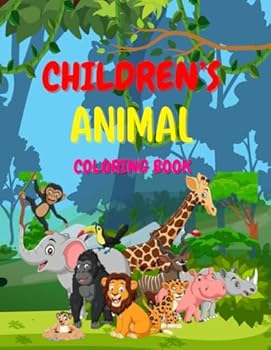 Paperback Children's Animal Coloring Book