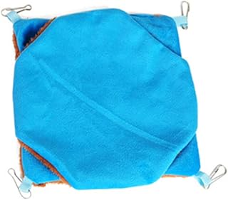 Mipcase Rat Hammock Bed Hamster Warm Bed Hamster Sleeping Bed Ferret Rat Hammock Sugar Glider Hammock Cat Hammock Pets Cave Toy Hammock for Stuffed Animals Pet Hanging Bed to Sleep The Rat