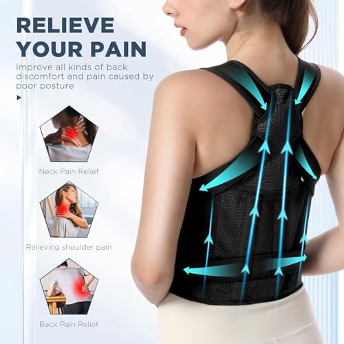 Wonder Care Back Brace Posture corrector women and men - Back straightener posture corrector back support posture brace for scoliosis-Special - Image 3