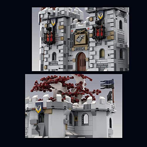 LAKIOMZ Winterfell Baustein Modell 2217pcs MOC Western Fairy Tales DIY Building Stem Spielzeug für Game of Thrones… – Bild 7