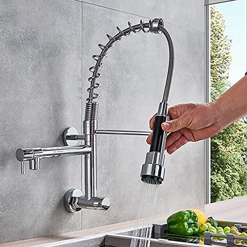 Robinet de cuisine mural rabattable de style printemps pour bar - 2