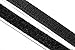 Produktbild dalipo 18003 - Klettband selbstklebend - Farbe: schwarz - Breite: 10 mm