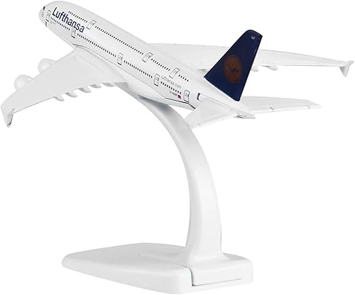 Miniatura 3 de ARCADORA A380 Lufthansa alemán Airbus Civil Airliner Modelo de avión de simulación de 6.3in Modelo de aviación