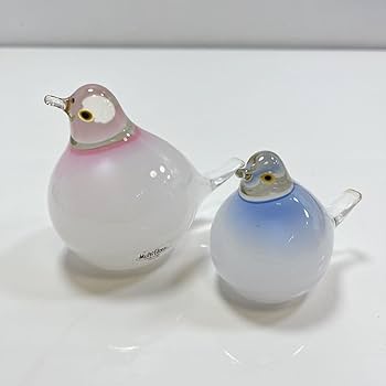 Amazon.co.jp: CH1662 マルティグラス（Multi Glass） 鳥ペア置き物
