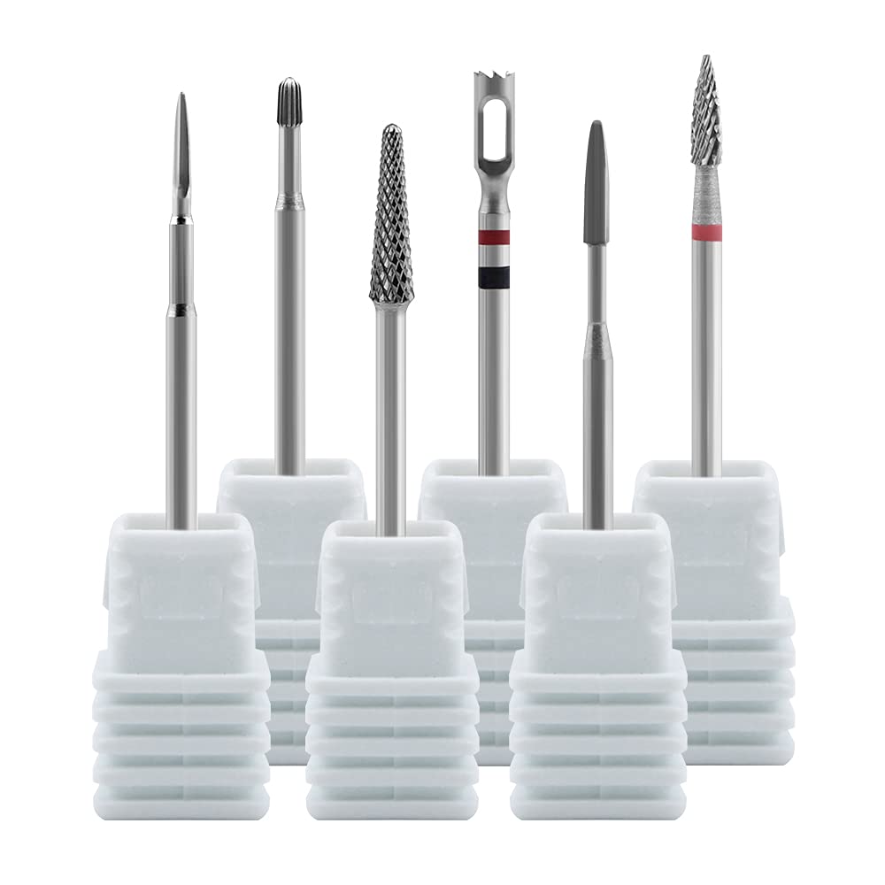 PUNTA TRAPANO UNGHIE Ceramica Punta Elettrica File Unghie Rotante Punta - Foto 9