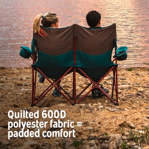 Kelty Loveseat and Low Loveseat Camping-Furniture Bundle, One Size, Dark Shadow and Navy - Thumbnail 4